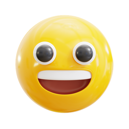 Grinsendes Emoji  3D Icon