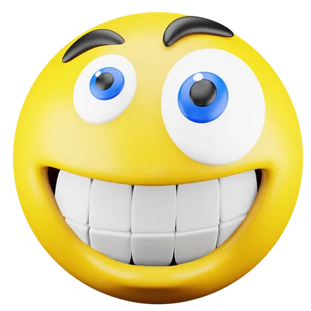 Grinsendes Emoji  3D Icon