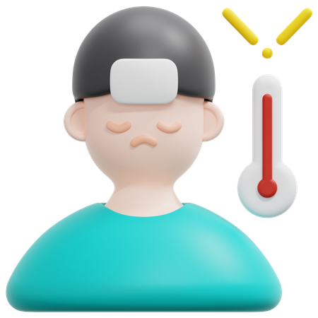 Grippe  3D Icon