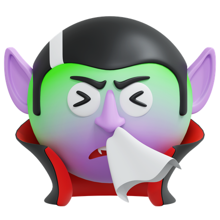 Vampire de la grippe  3D Icon