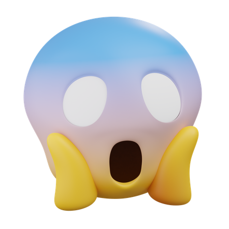 Emojis gritando  3D Icon