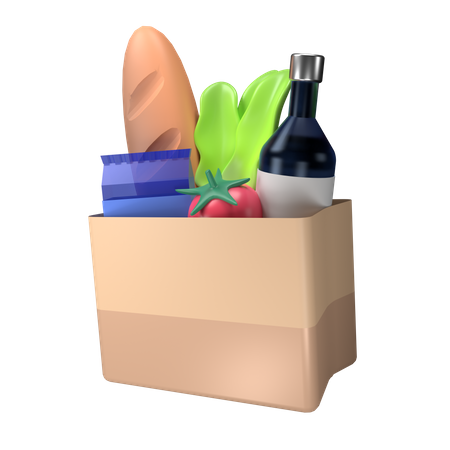 Groceries  3D Icon