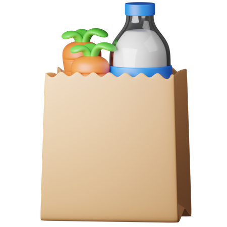 Groceries  3D Icon