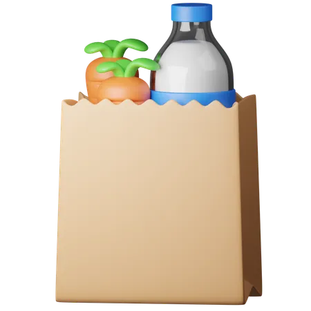 Groceries  3D Icon