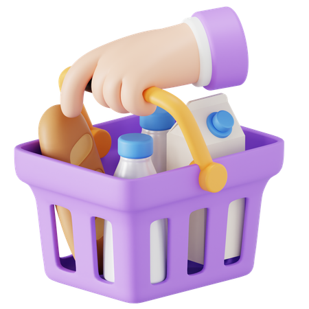 Groceries  3D Icon