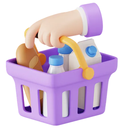 Groceries  3D Icon