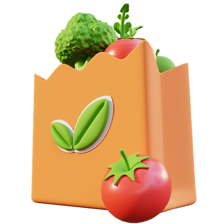 Groceries  3D Icon