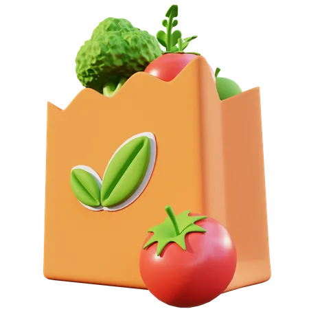 Groceries  3D Icon