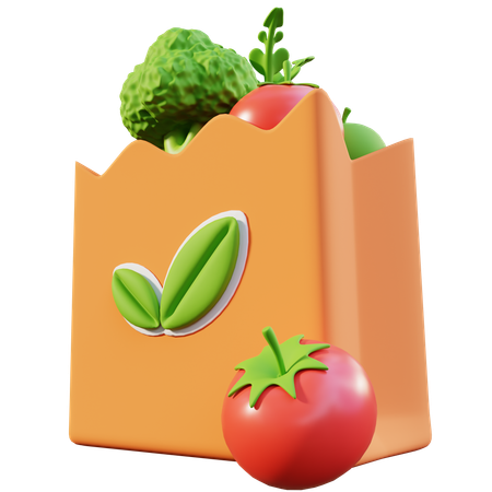 Groceries  3D Icon