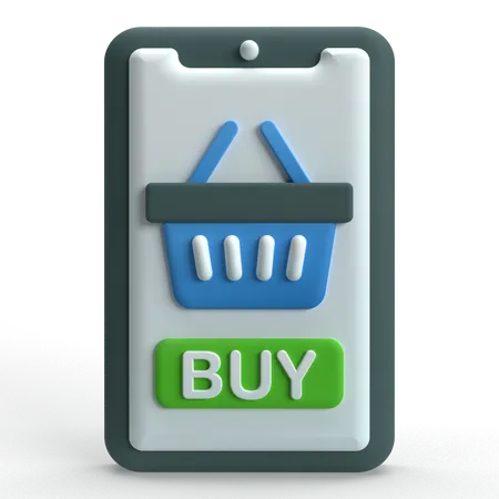 Grocery App  3D Icon