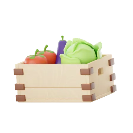 Grocery Basket  3D Icon