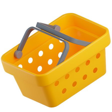 Grocery basket  3D Icon