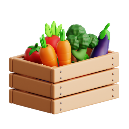 Grocery Basket  3D Icon