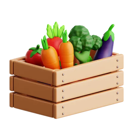 Grocery Basket  3D Icon