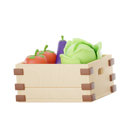 Grocery Basket  3D Icon