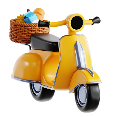 Grocery Delivery  3D Icon