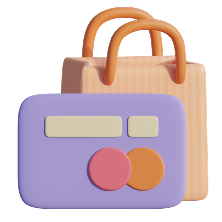 Grocery Payment  3D Icon