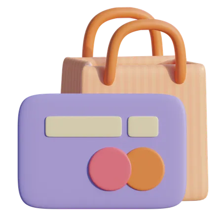 Grocery Payment  3D Icon