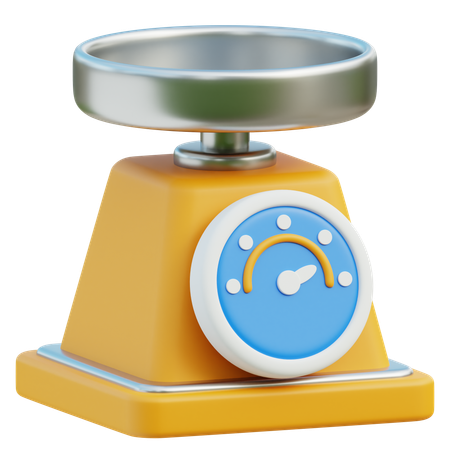 Grocery Scale  3D Icon