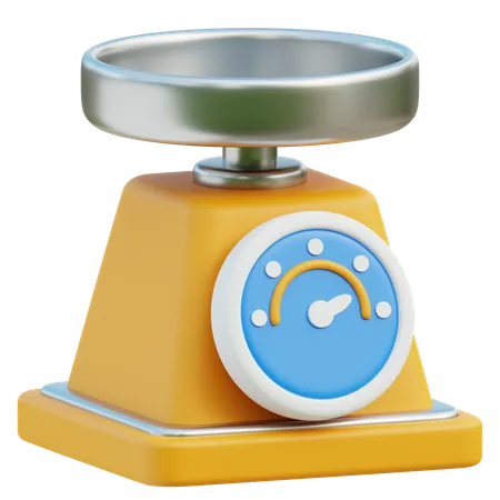 Grocery Scale  3D Icon