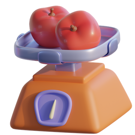 Grocery Scale  3D Icon