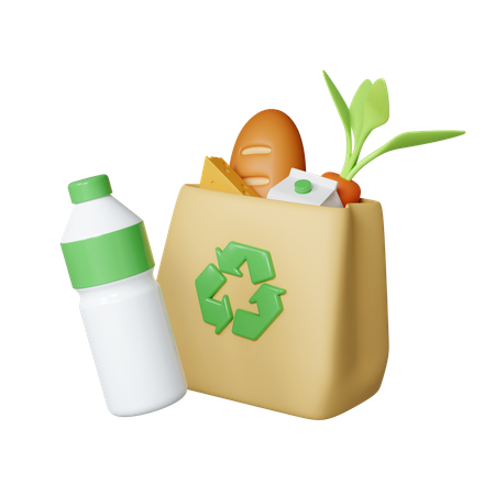 Grocery Shopping  3D Icon