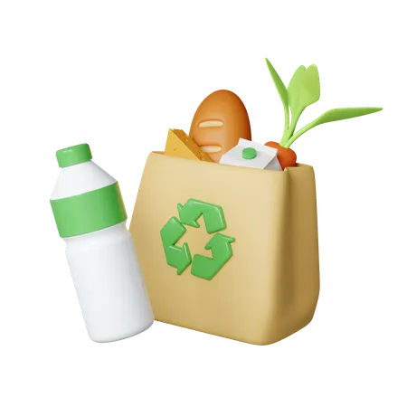 Grocery Shopping  3D Icon