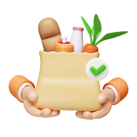 Grocery Shopping  3D Icon