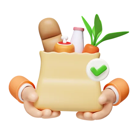 Grocery Shopping  3D Icon