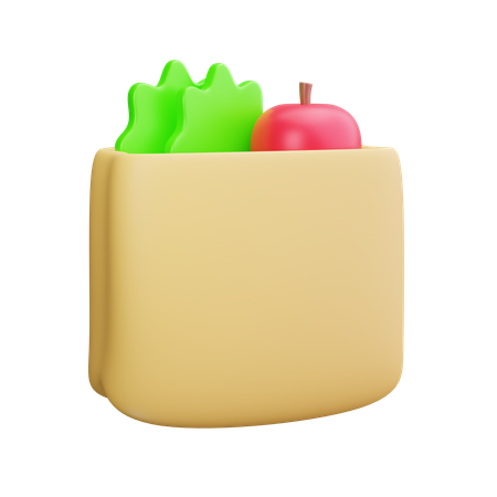 Grocery Shopping  3D Icon