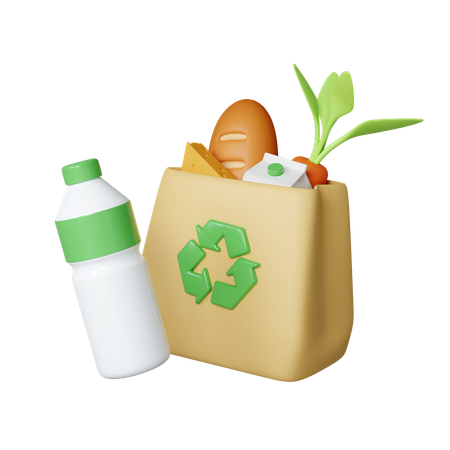 Grocery Shopping  3D Icon