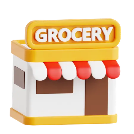 Grocery Store  3D Icon