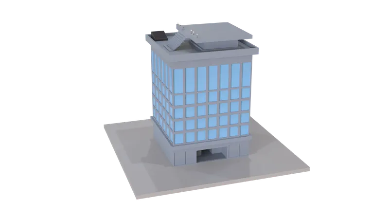 Grocery Store Building  3D Icon