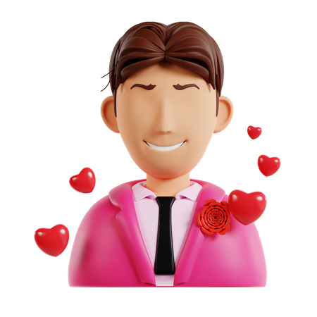 Groom  3D Icon