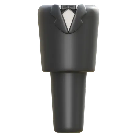 Groom Tuxedo  3D Icon