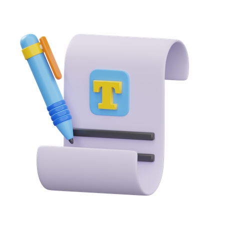 Gros titre  3D Icon