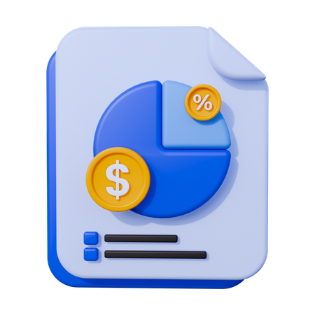 Gross Margin  3D Icon