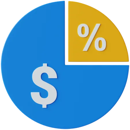 Gross Margin  3D Icon