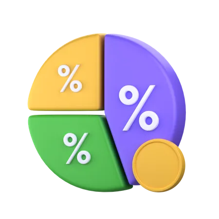 Gross Margin  3D Icon