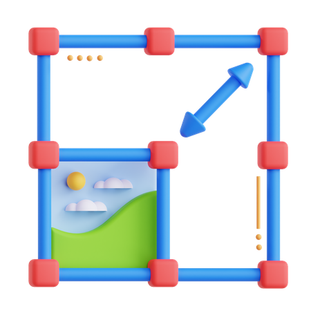 Größe ändern  3D Icon