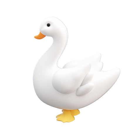 Große Gans  3D Icon