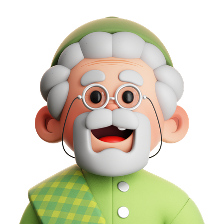 Großvater  3D Icon