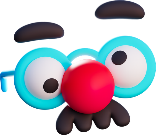 Groucho Glasse  3D Icon