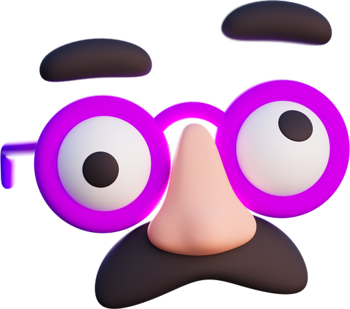 Groucho Glasses  3D Icon