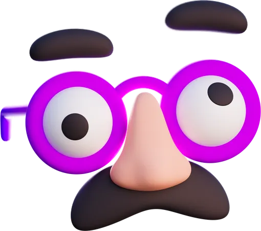 Groucho Glasses  3D Icon
