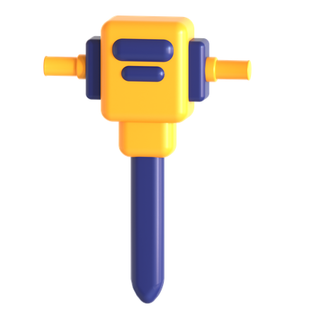 Ground Drill  3D Icon