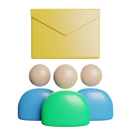 Group  3D Icon