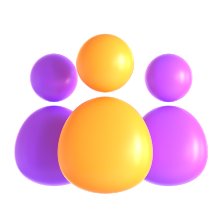 Group  3D Icon