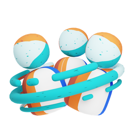 Group  3D Icon