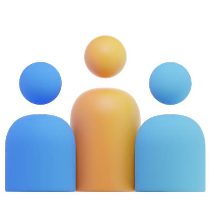 Group  3D Icon
